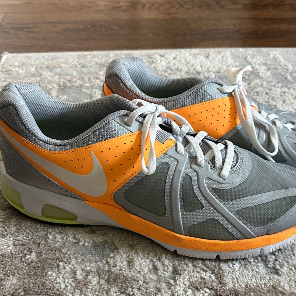 Nike Orange and Gray Training Sneakers